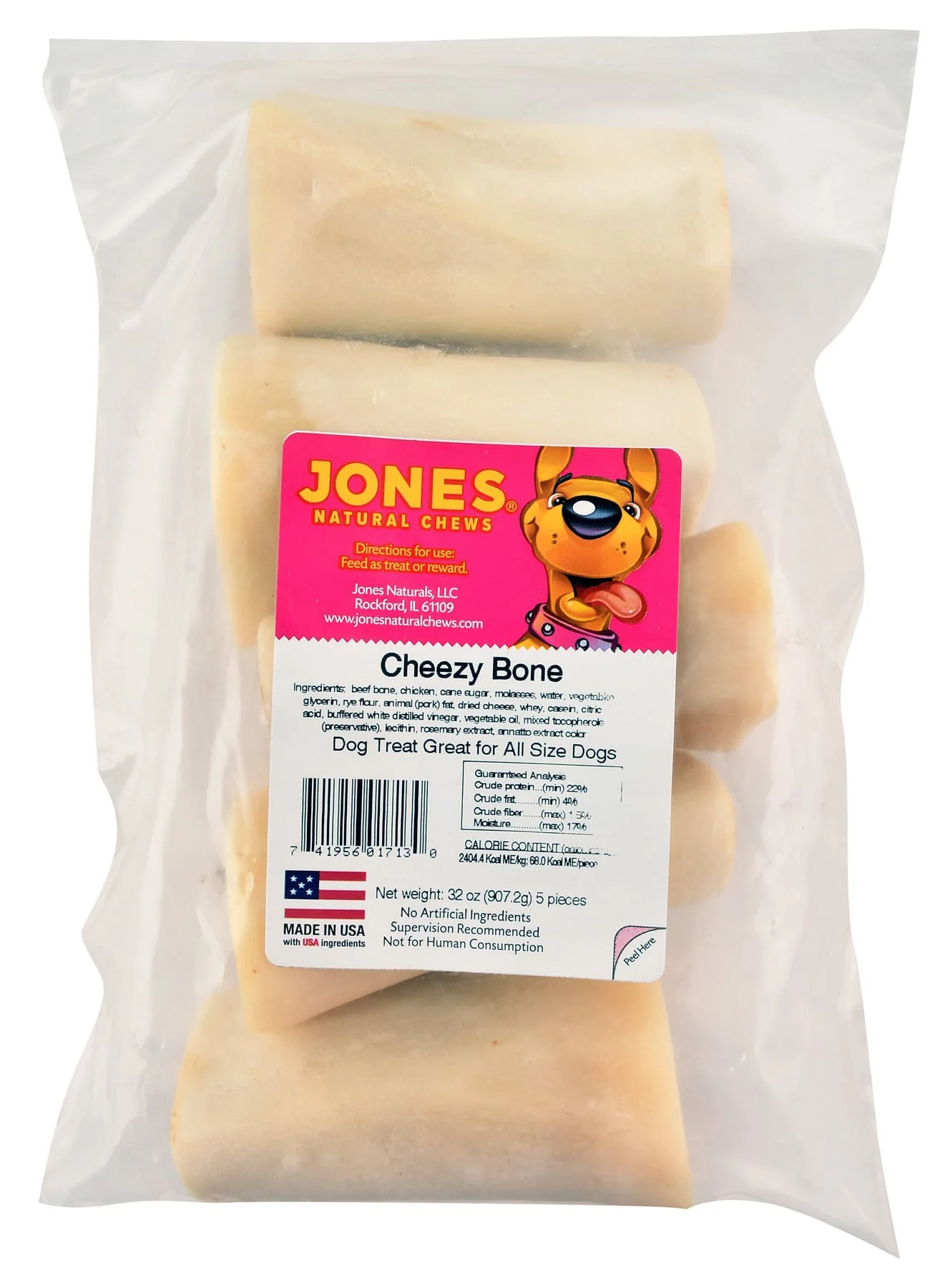 Cheezy Bone Dog Treat, Cheese N Bacon Flavor - Image 2