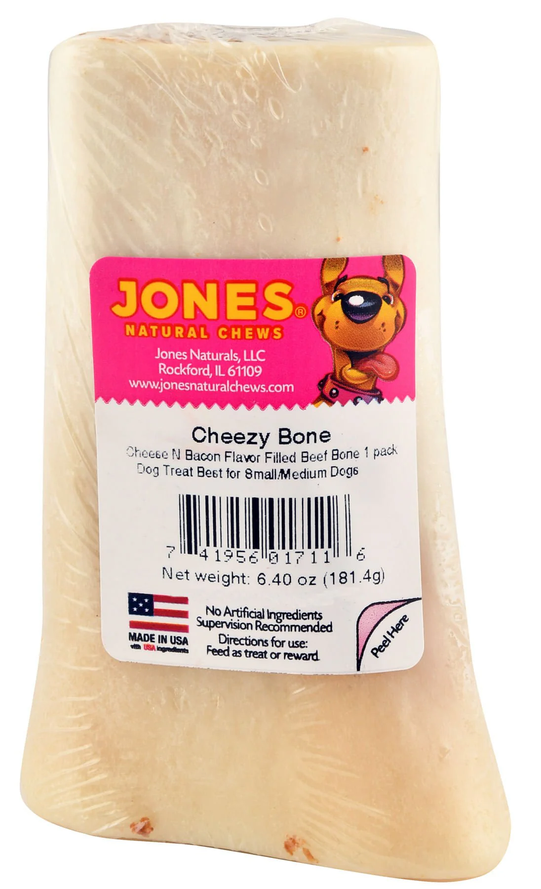 Cheezy Bone Dog Treat, Cheese N Bacon Flavor - Image 1