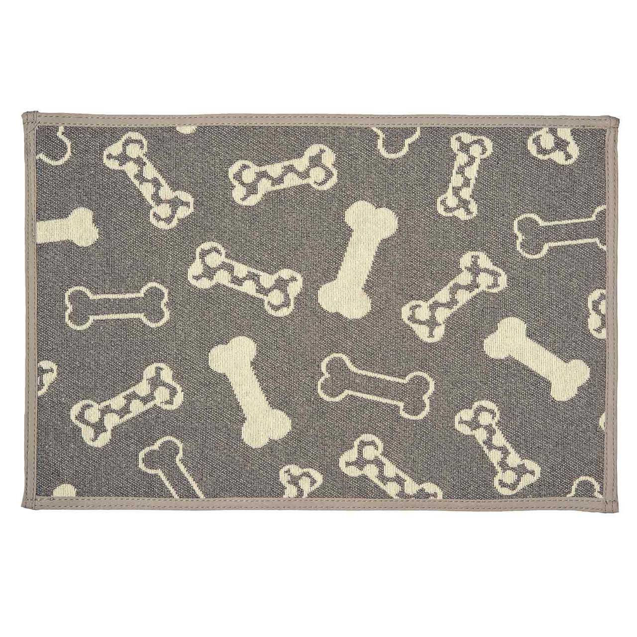 Chenille Fashion Dog Bowl Mat - Image 2
