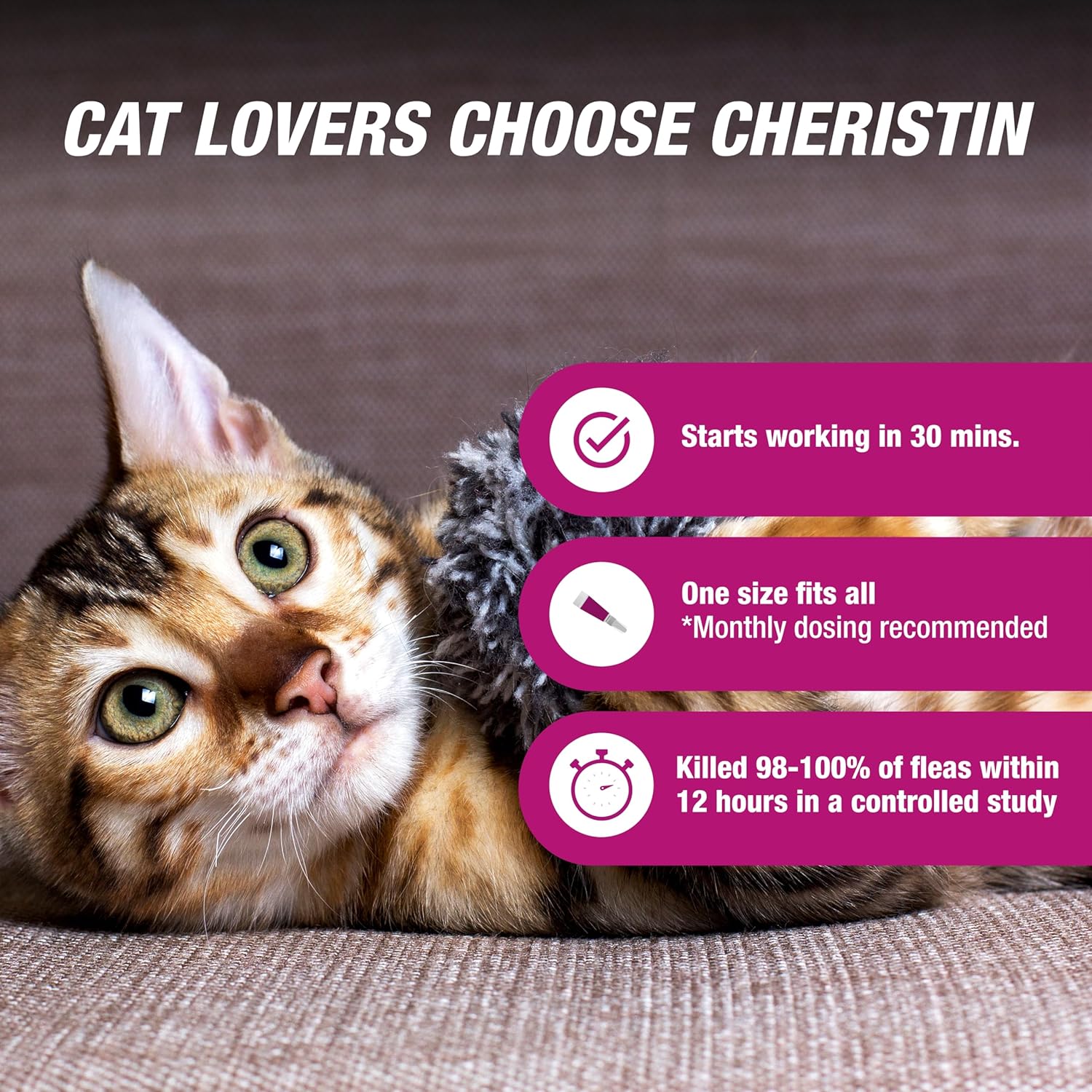 Cheristin Topical Flea Treatment for Cats - Image 3