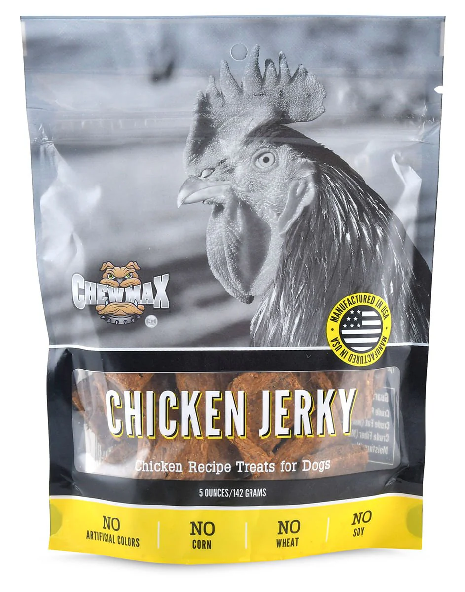 ChewMax All Natural Jerky Dog Treats – Chicken, Duck, Pork & Venison, High Protein, Made in USA - Image 3