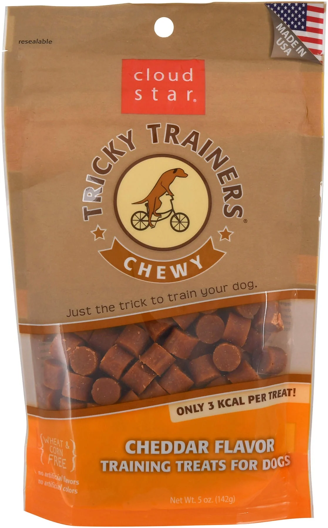 Cloud Star Chewy Tricky Trainers Soft & Chewy Training Treats for Dogs - All-Natural, Low-Calorie - Image 1