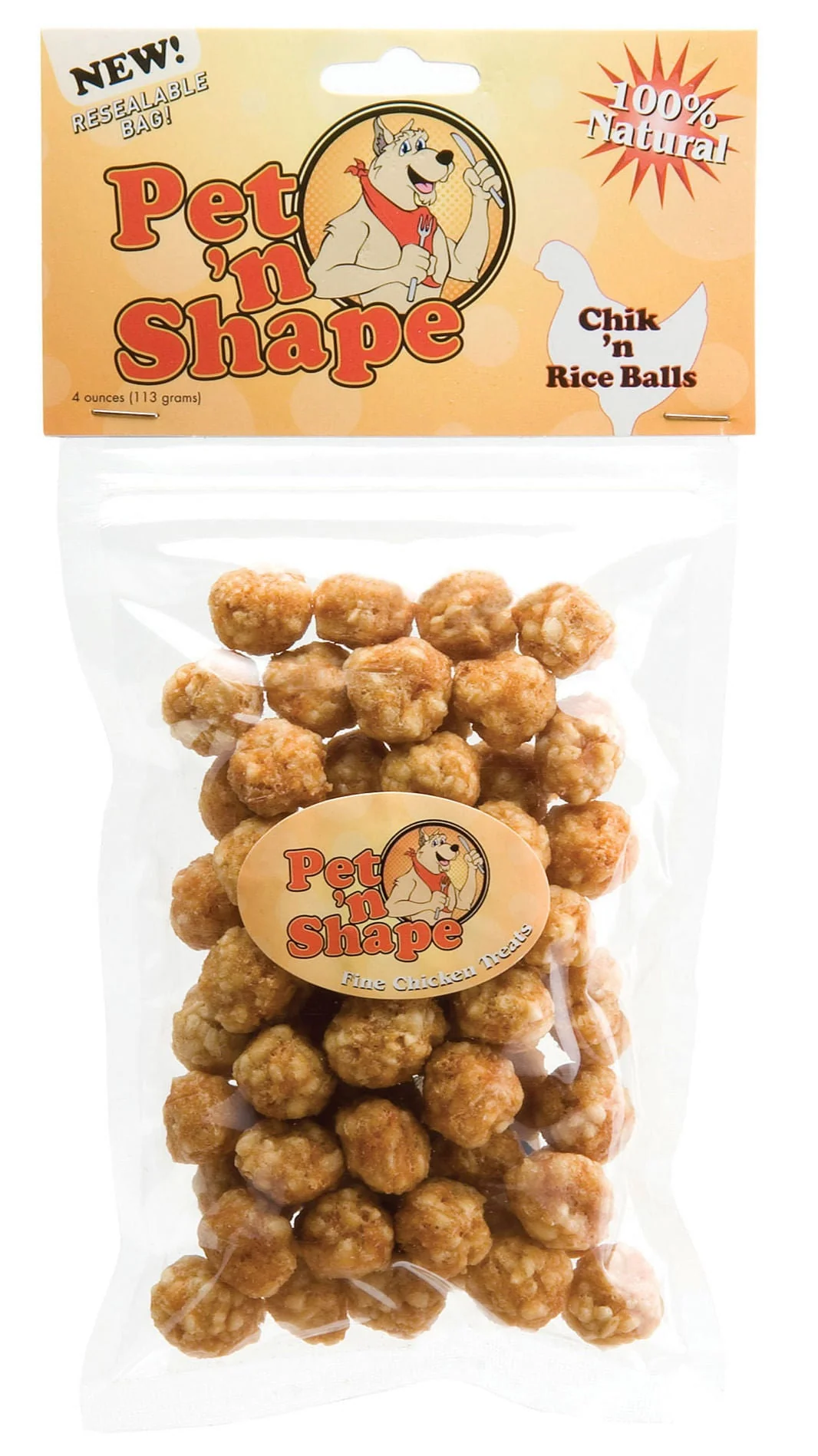 Chik 'n Rice Balls 100% Natural Crunchy Dog Treat - Image 1