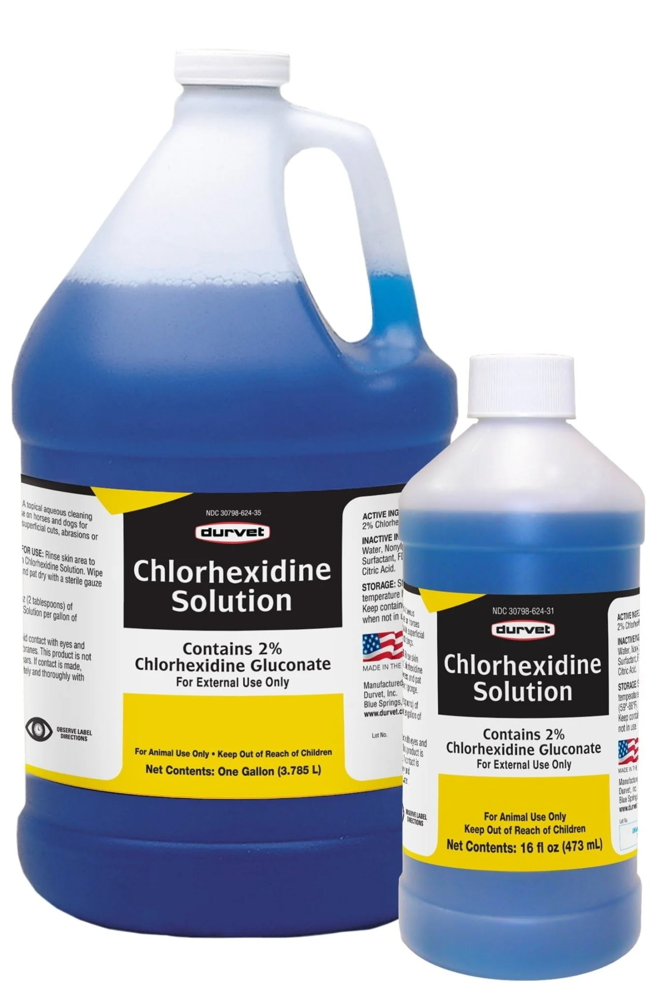 Chlorhexidine Cleaning Solution for Horses & Dogs, Gallon - Image 1