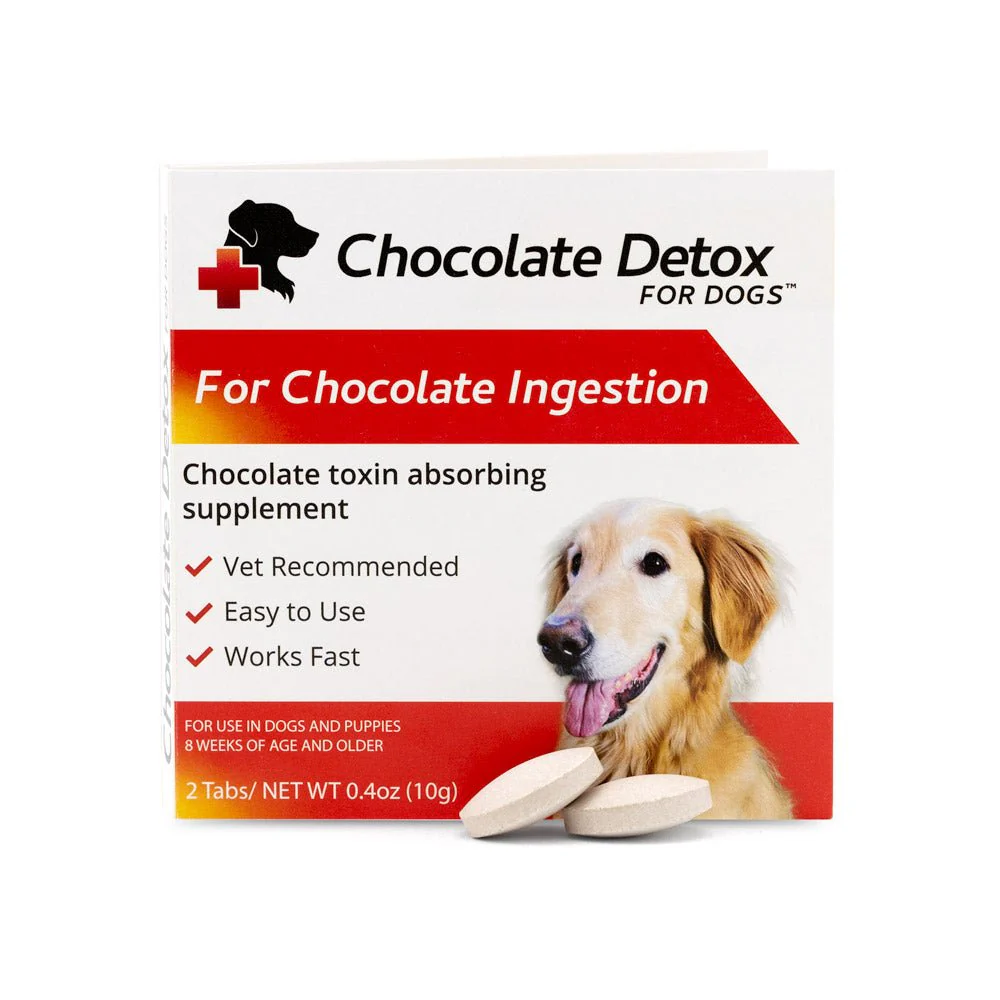 Chocolate Detox for Dogs, 2 Tablets - Image 1