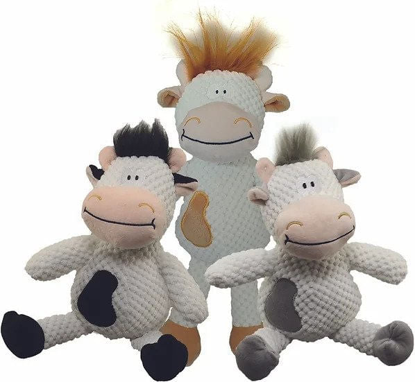 Chucky Cow Plush Dog Toy
