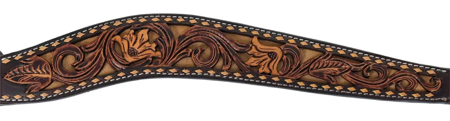 Circle Y Dusty Floral Breast Collar, Full - Image 3