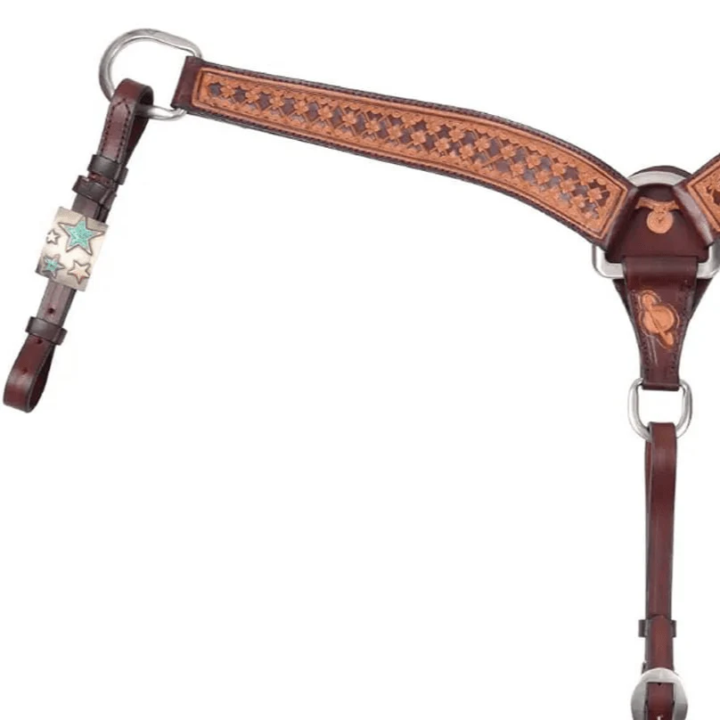 Circle Y Saturn Rising Horse Breast Collar, Full - Image 2