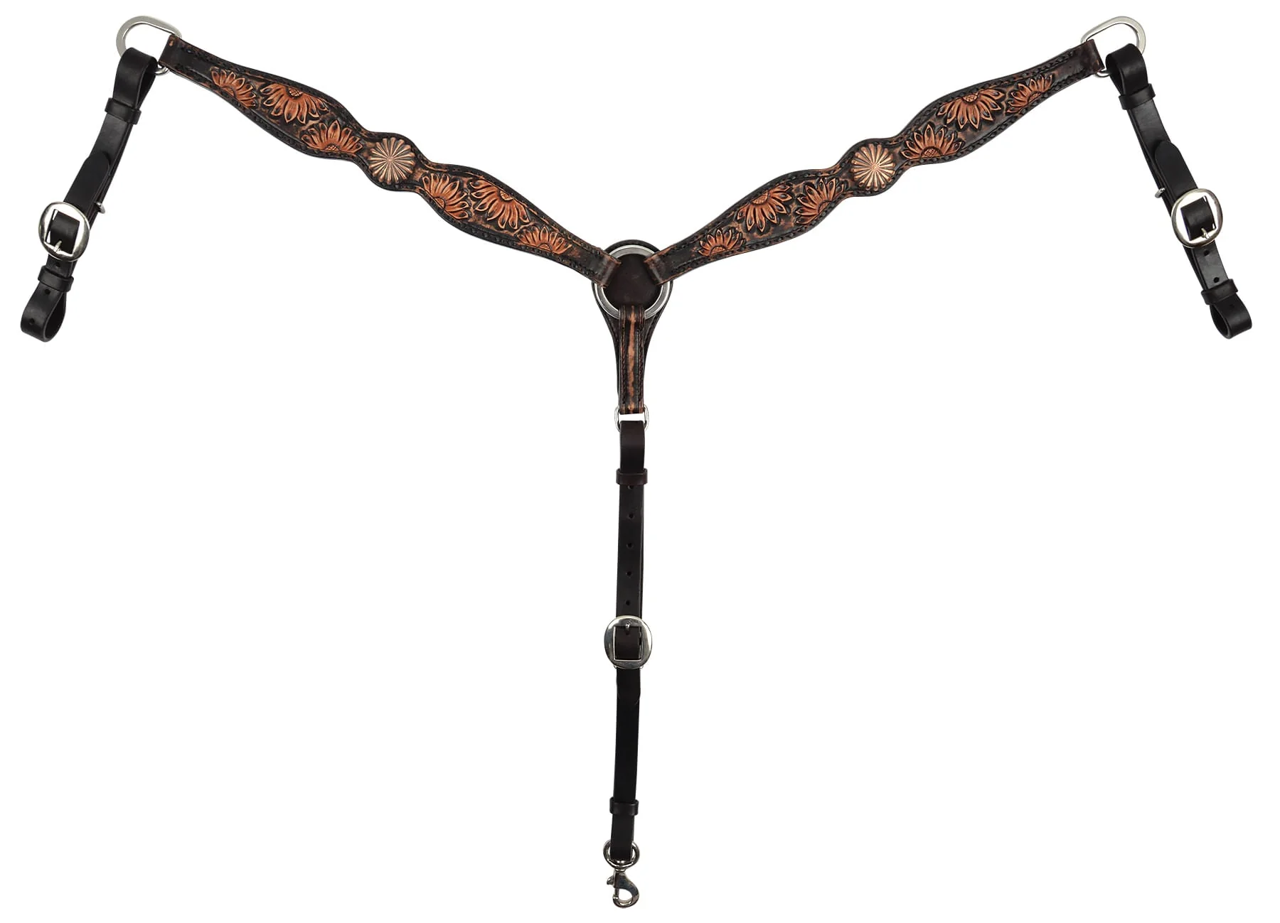 Circle Y Sunflower Breast Collar - Image 1