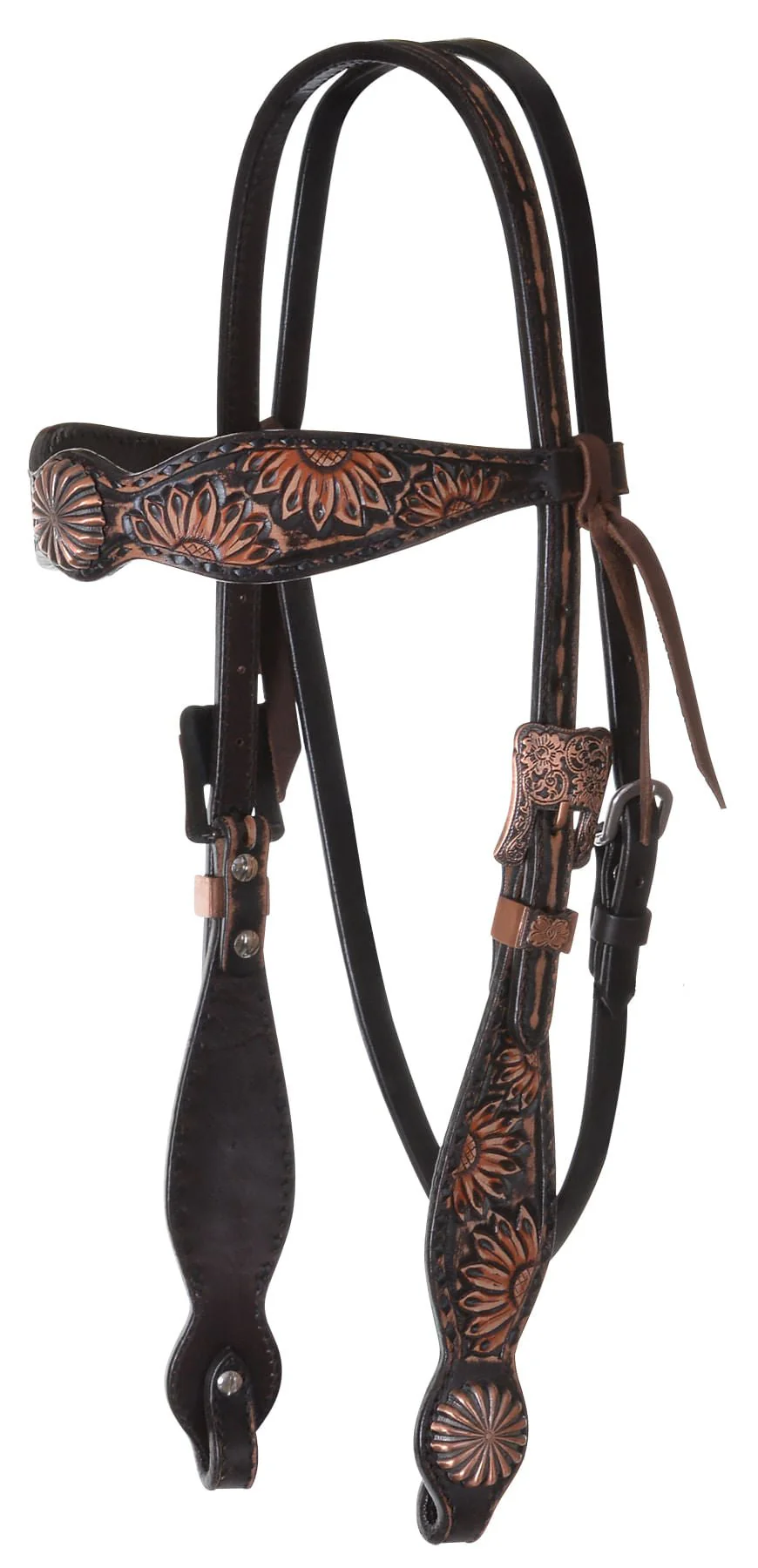 Circle Y Sunflower Headstall - Image 1