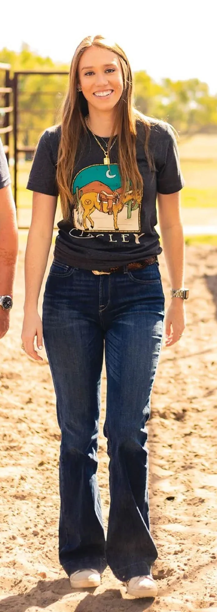 Circle Y Women's Hitching Post Tee - Image 2