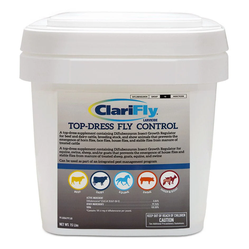 ClariFly Larvicide Top-Dress Fly Control, 15 lbs - Image 1