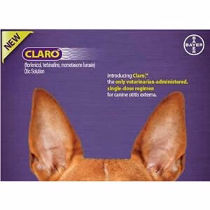 Rx Claro Single-Dose Otic solution for Dogs, 1ml Dose - Image 1