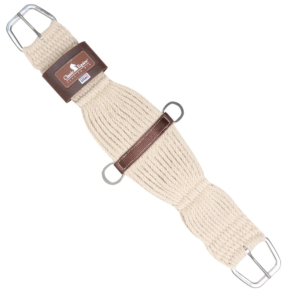 Classic Equine Blended Mohair Roper Cinch, 27-Strand - Image 1