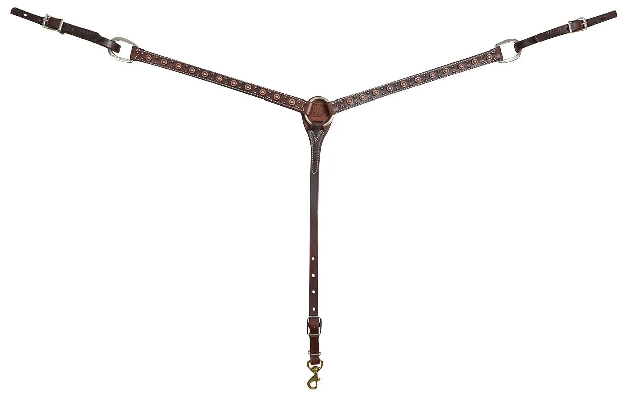 Classic Equine Copper Dot Breast Collar - Image 1