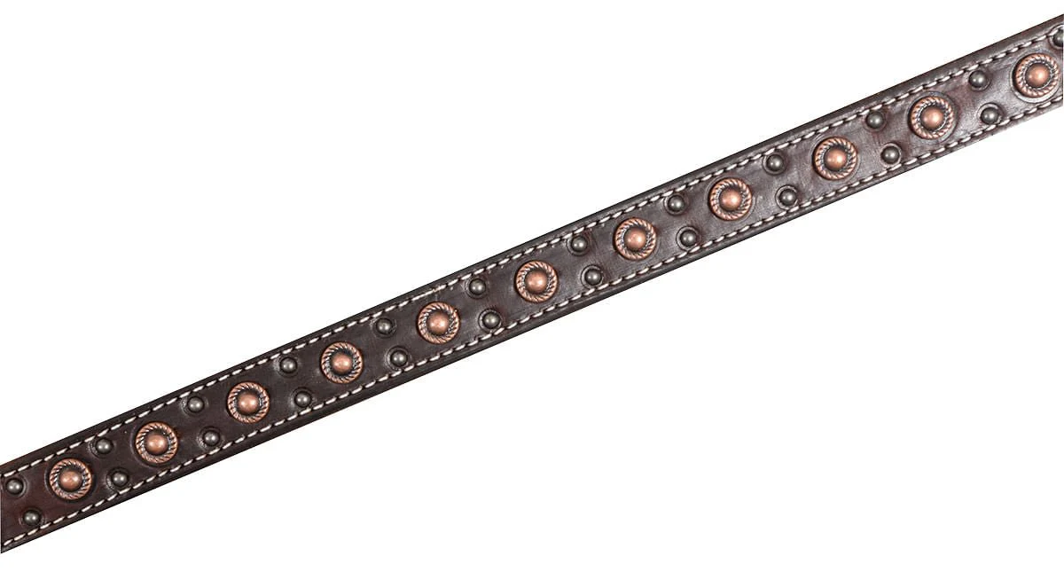 Classic Equine Copper Dot Breast Collar - Image 2