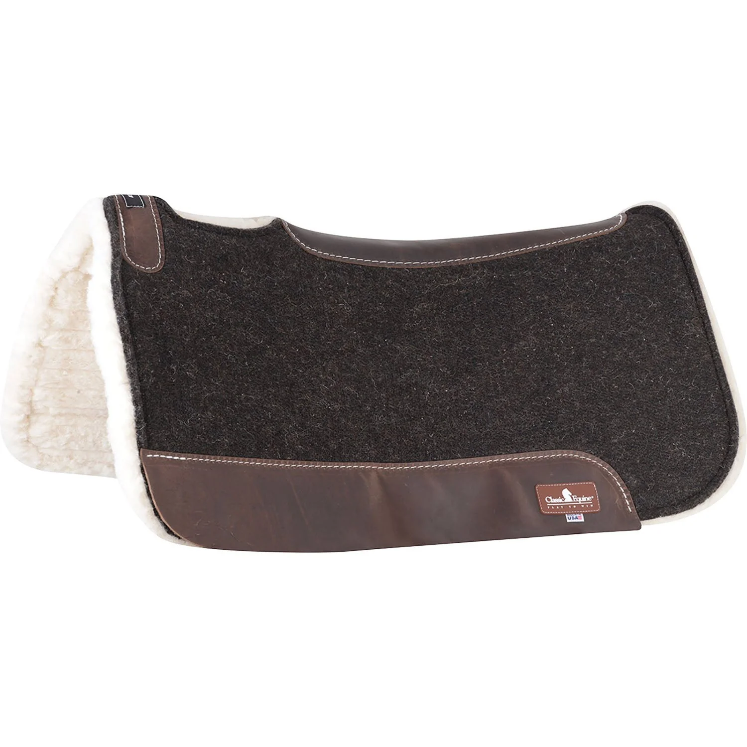 Classic Equine ESP Felt & Fleece Saddle Pad - Image 1