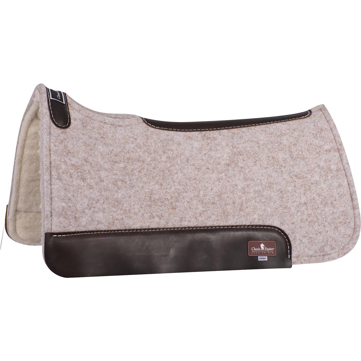 Classic Equine Felt & Fleece Saddle Pad - Image 1