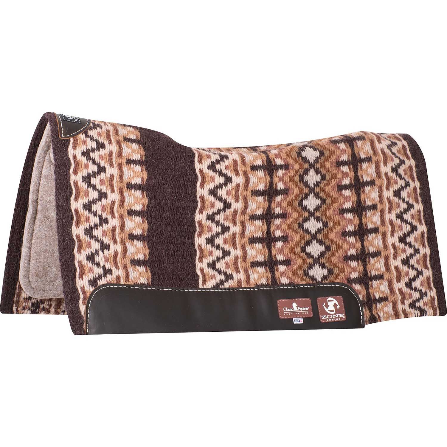 Classic Equine Zone Blanket Top Saddle Pad - Image 1