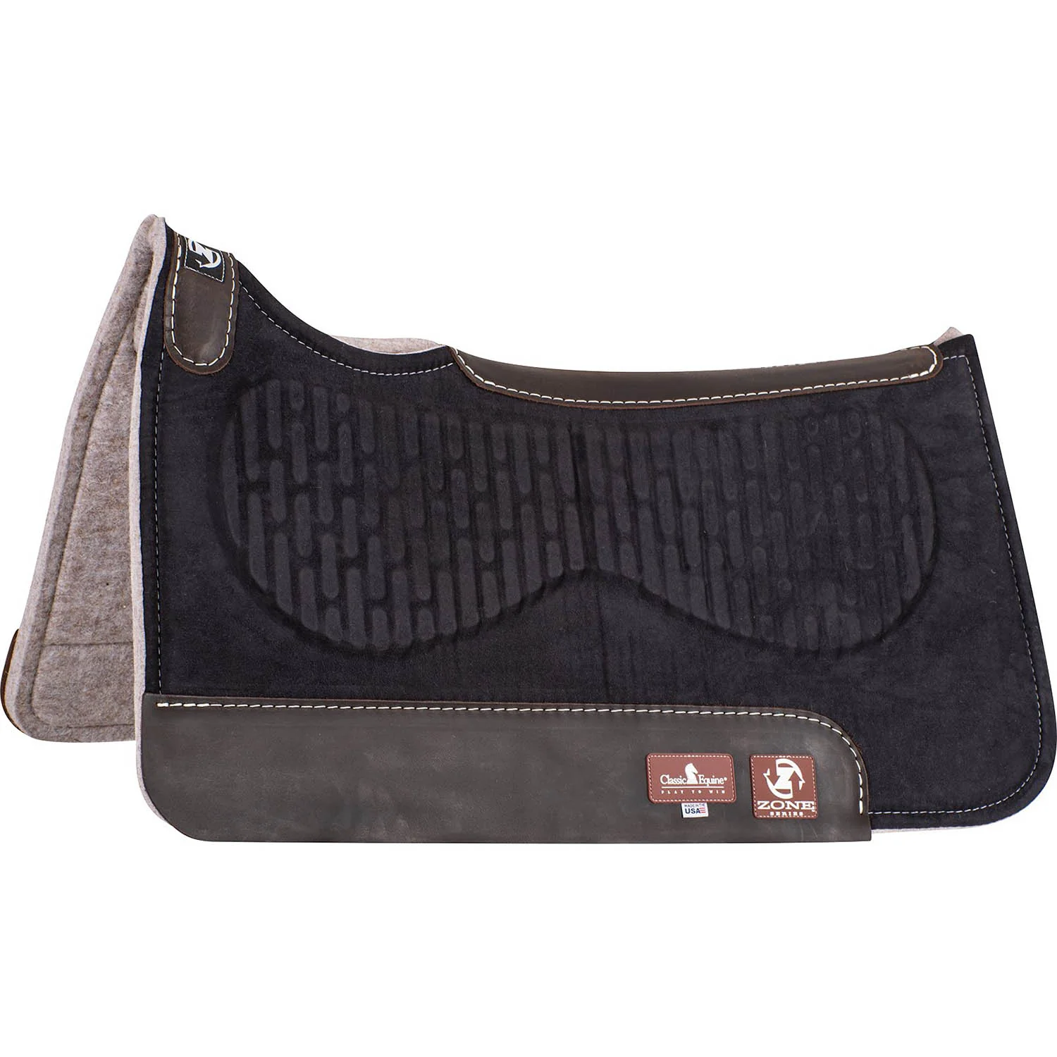 Classic Equine Zone Micro Suede Saddle Pad - Image 1