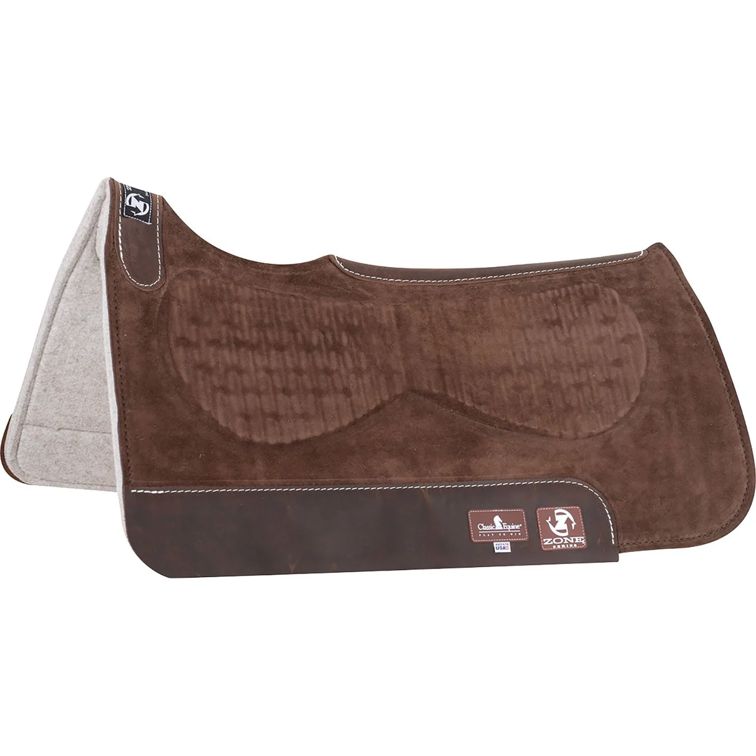 Classic Equine Zone Micro Suede Saddle Pad - Image 2