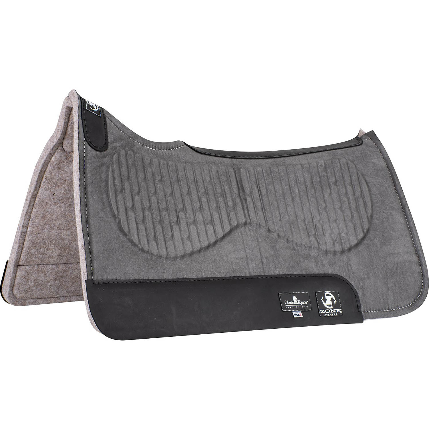 Classic Equine Zone Micro Suede Saddle Pad - Image 3