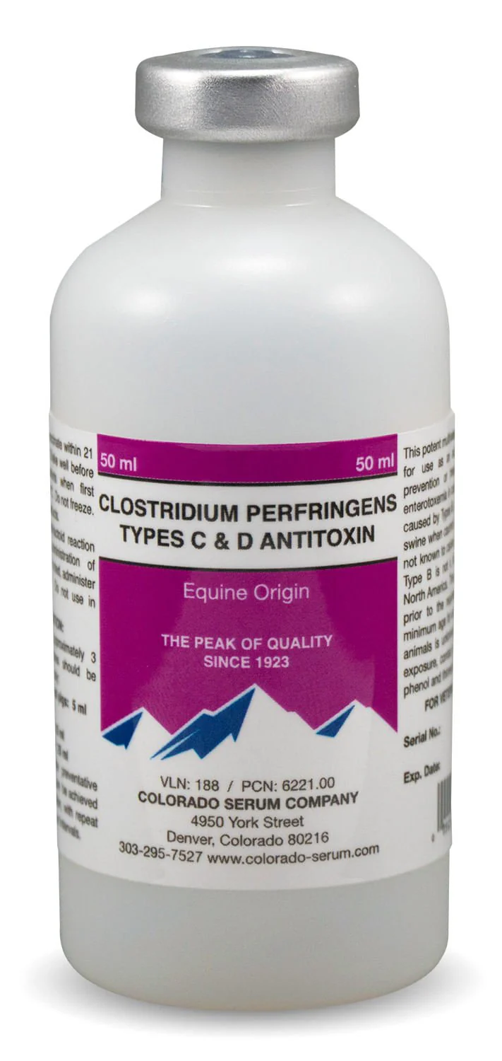 Clostridium Perfringens Types C & D Antitoxin Vaccine - Image 1