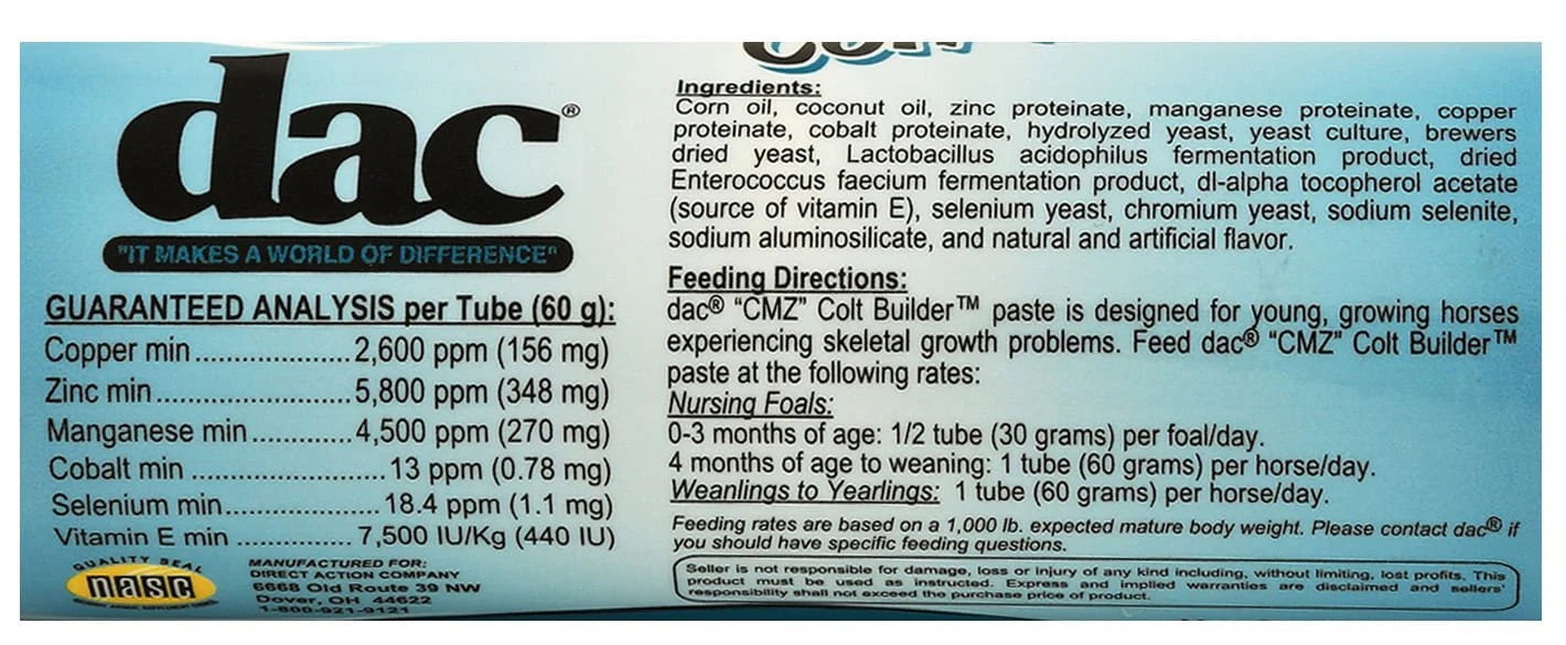 dac CMZ Colt Builder Paste - Image 2
