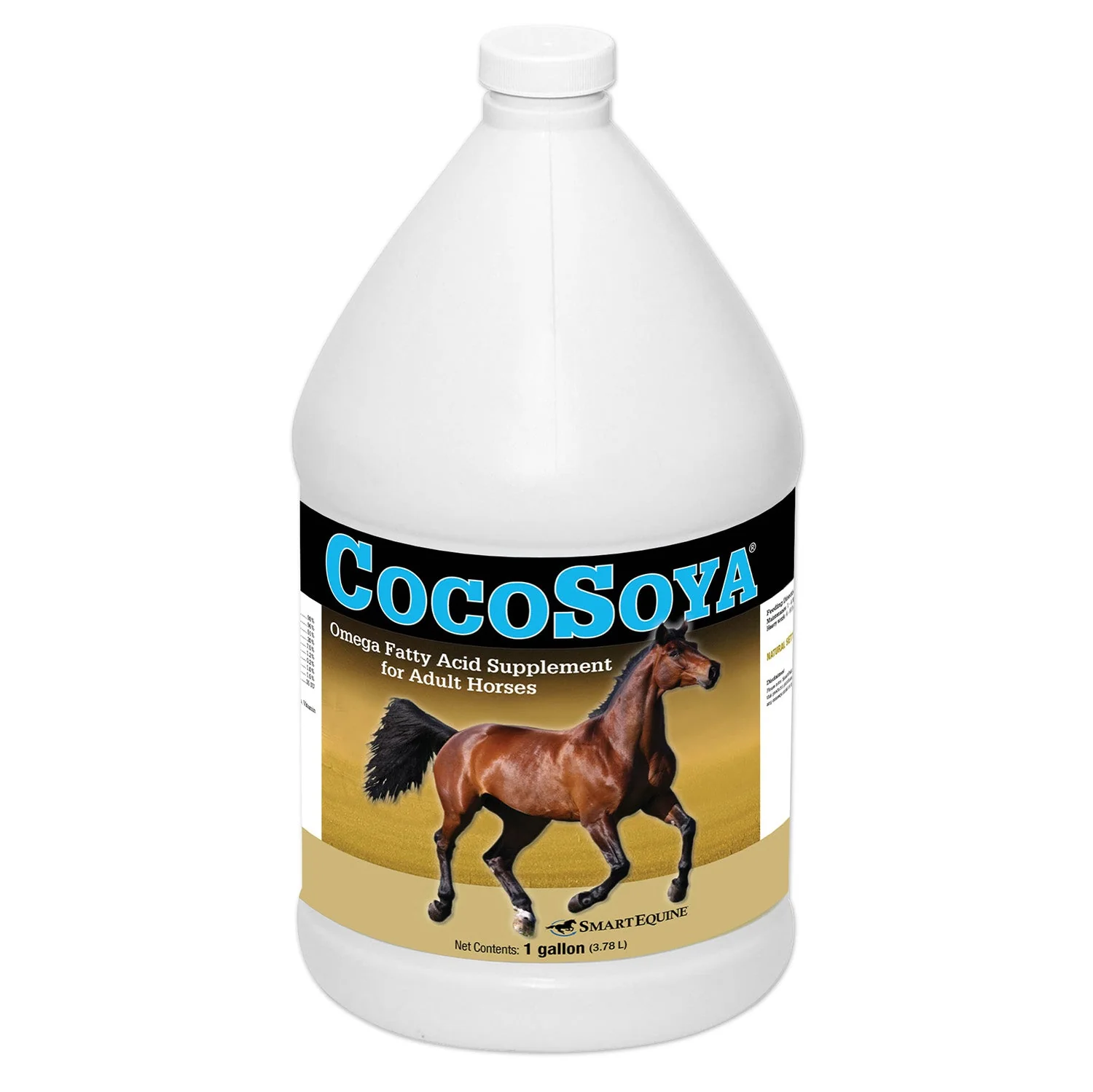 CocoSoya Oil, Omega Fatty Acid Supplement for Horses - Image 1
