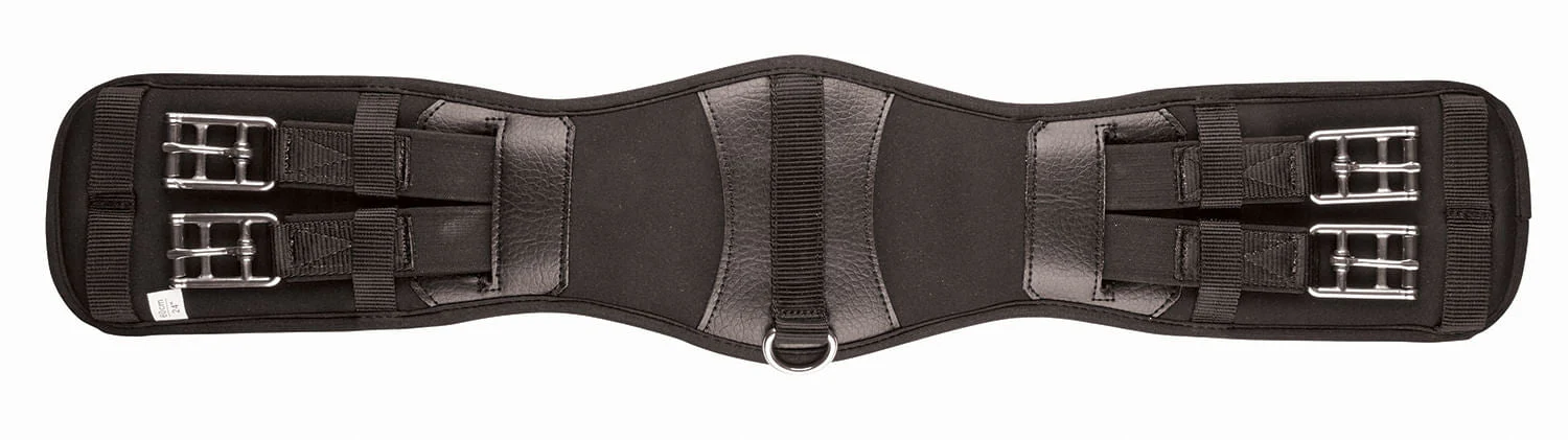 Collegiate Memory Foam Dressage Girth, Black - Image 3