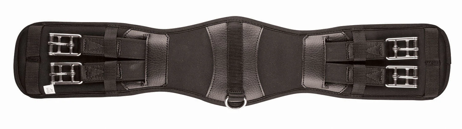 Collegiate Memory Foam Dressage Girth, Black - Image 1