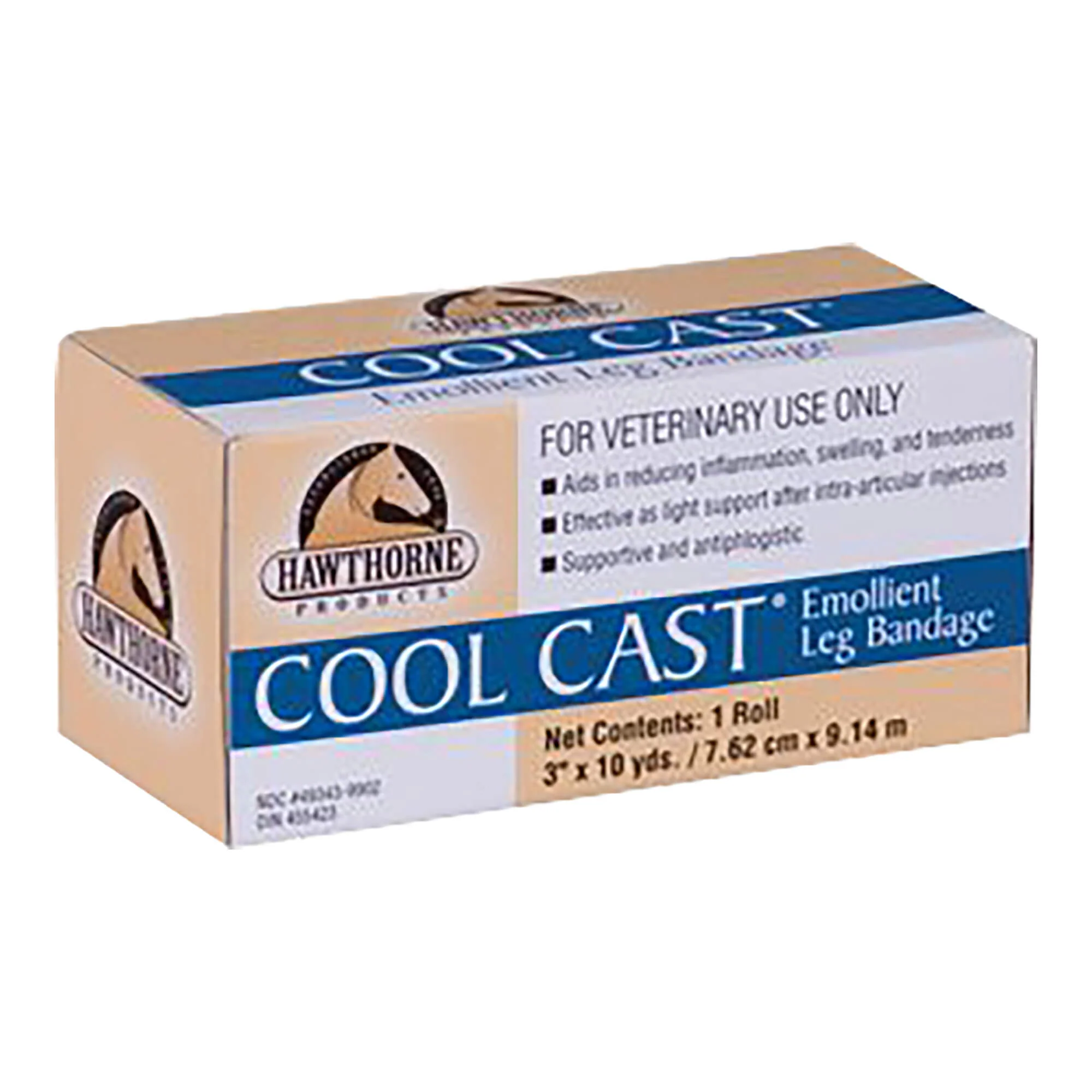 Cool Cast Emollient Leg Bandage for Horses, 10 Yards - Image 1