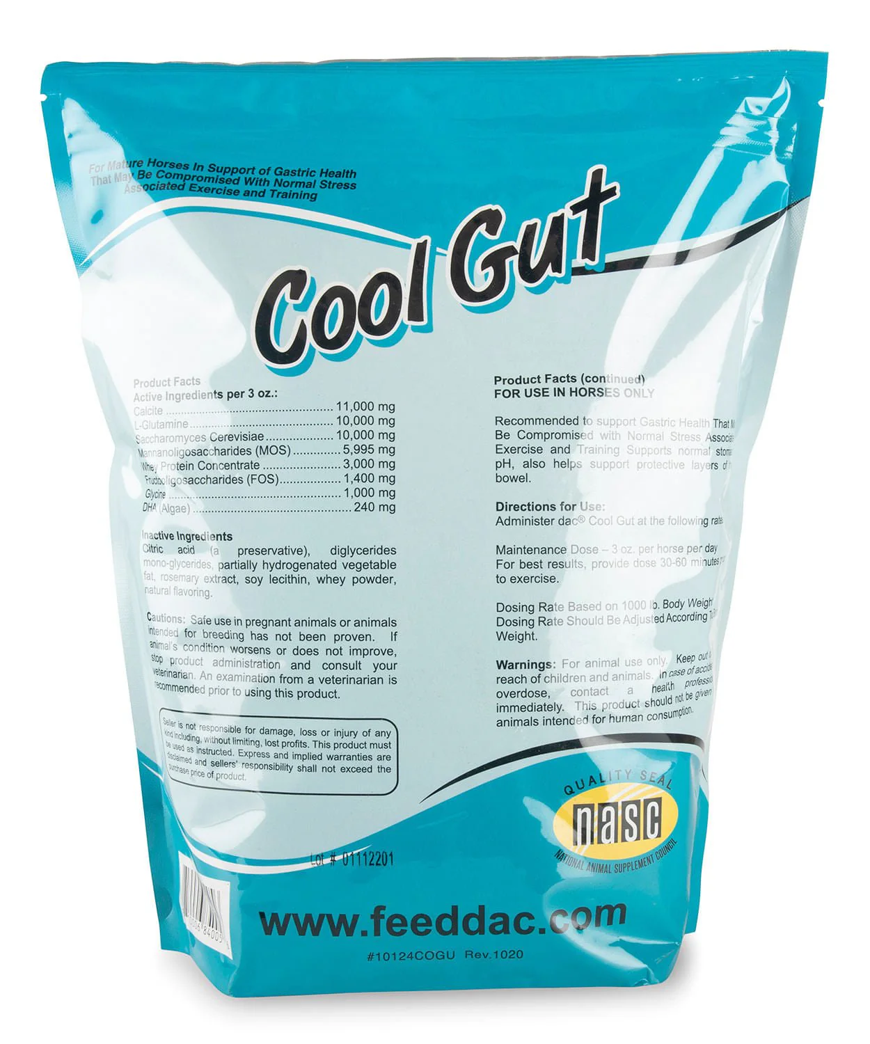 dac Cool Gut Gastric Support Supplement for Horses - Image 2