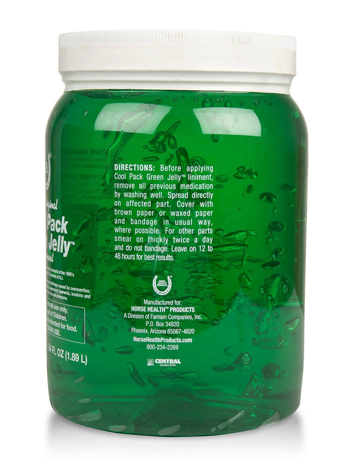 Cool Pack Green Jelly Horse Liniment, 1/2 gallon - Image 3