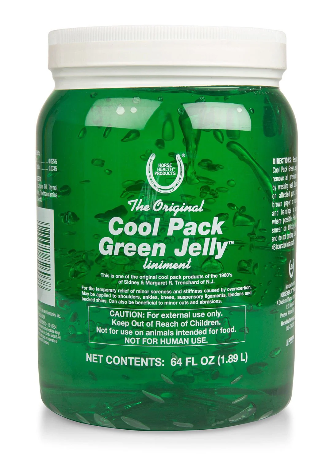 Cool Pack Green Jelly Horse Liniment, 1/2 gallon - Image 1