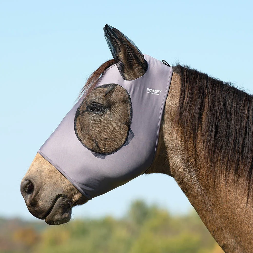 Coolcore Cooling Horse Fly Mask with Ears - Image 1
