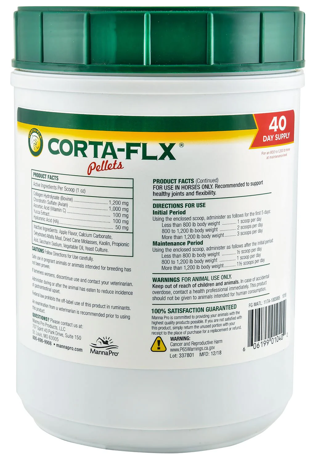 Corta-Flx Pellets Horse Joint & Tissue Supplement - Image 2