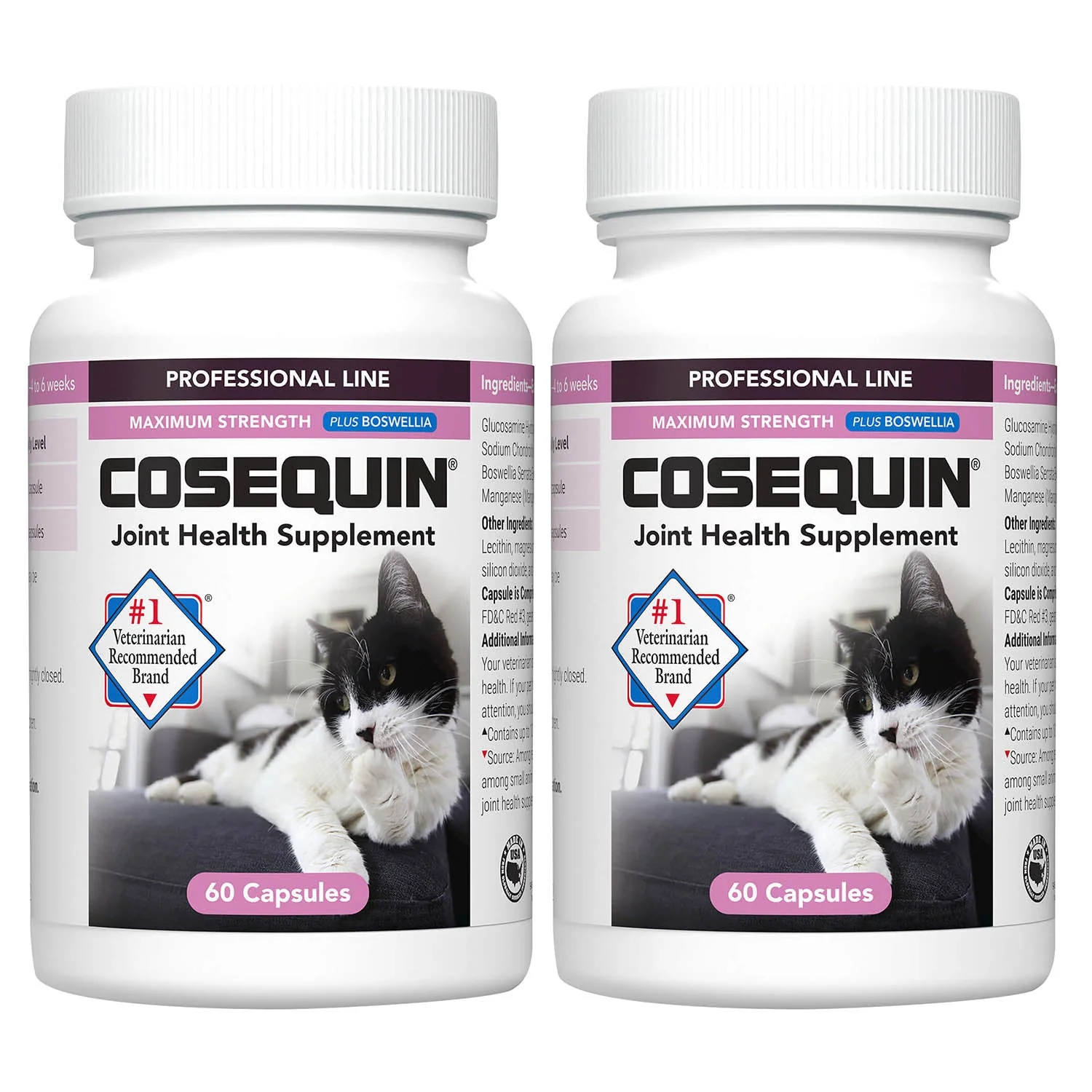 Nutramax Cosequin Professional for Cats, 60 Capsules - Image 1
