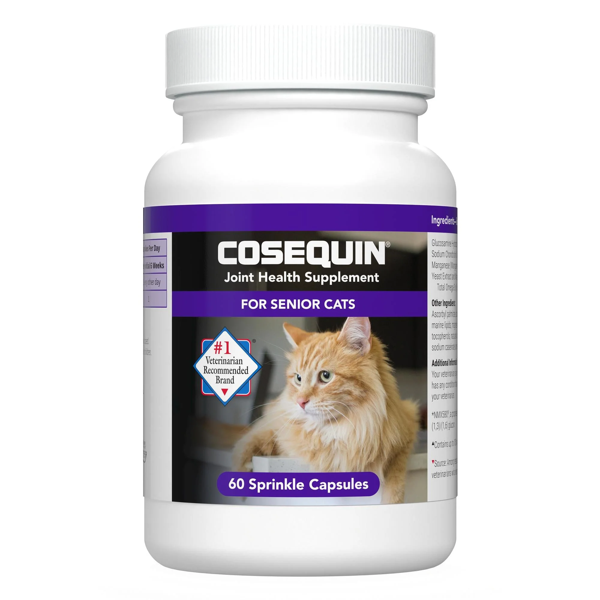 Nutramax Cosequin Senior Joint Health Supplement for Cats, 60 Sprinkle Capsules - Image 1