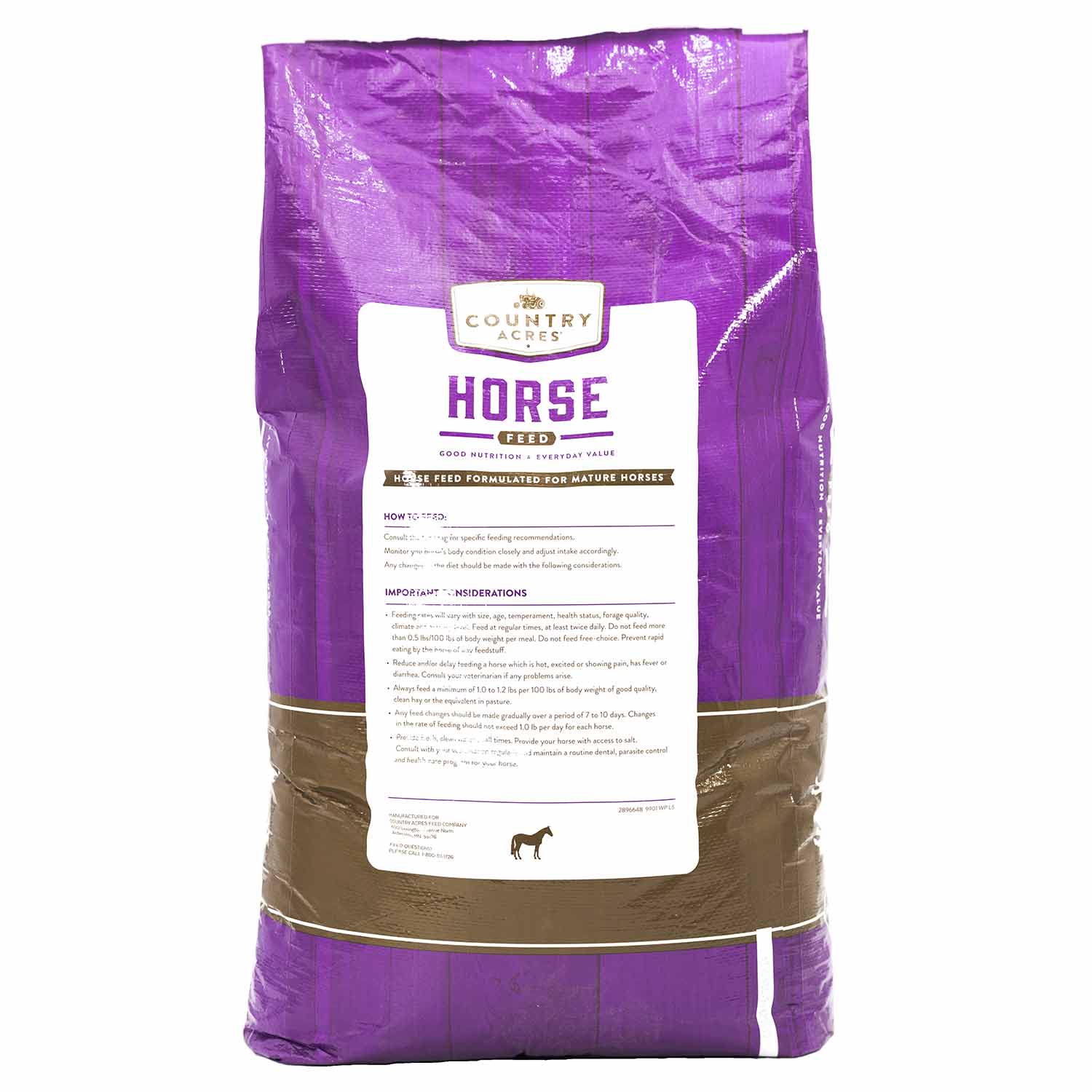 Country Acres 12% Pellet Horse Feed, 50 lb - Image 2