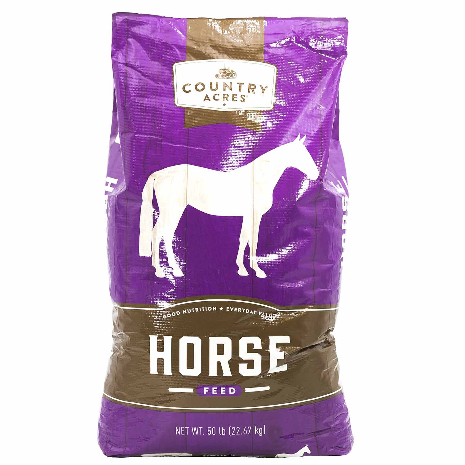 Country Acres 12% Pellet Horse Feed, 50 lb
