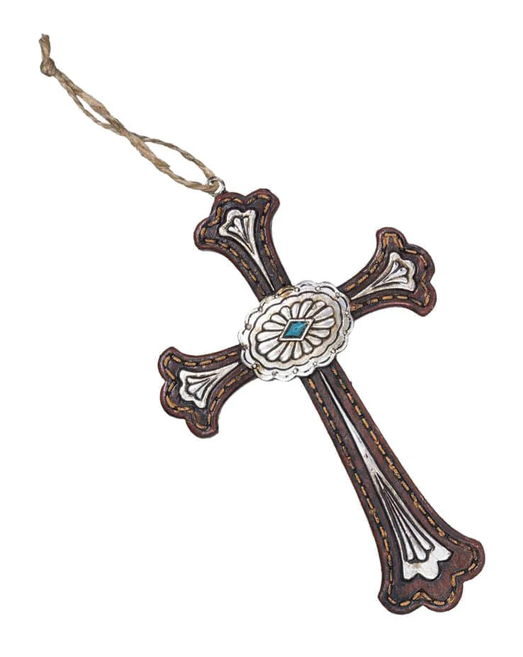 Cross Concho Ornament Decor