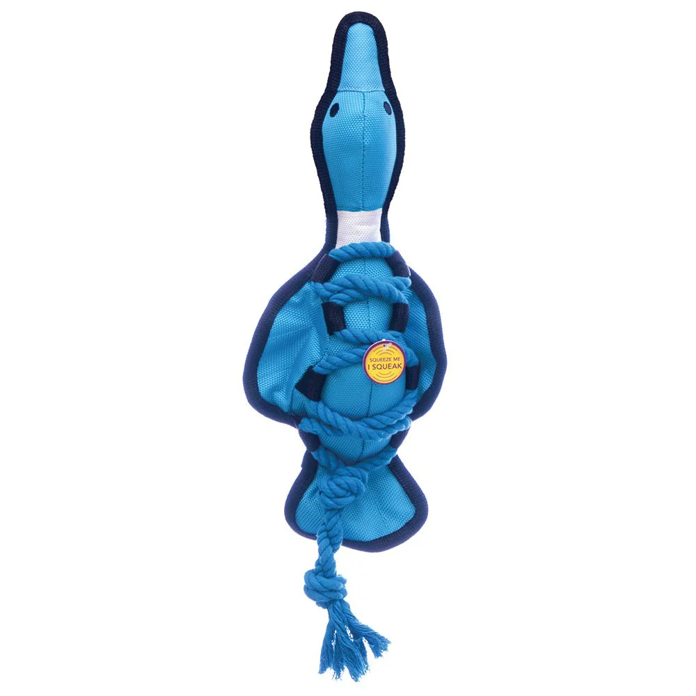 Cross Ropes Durable "Ballistic" Nylon Duck Toy, 11.5" - Image 2