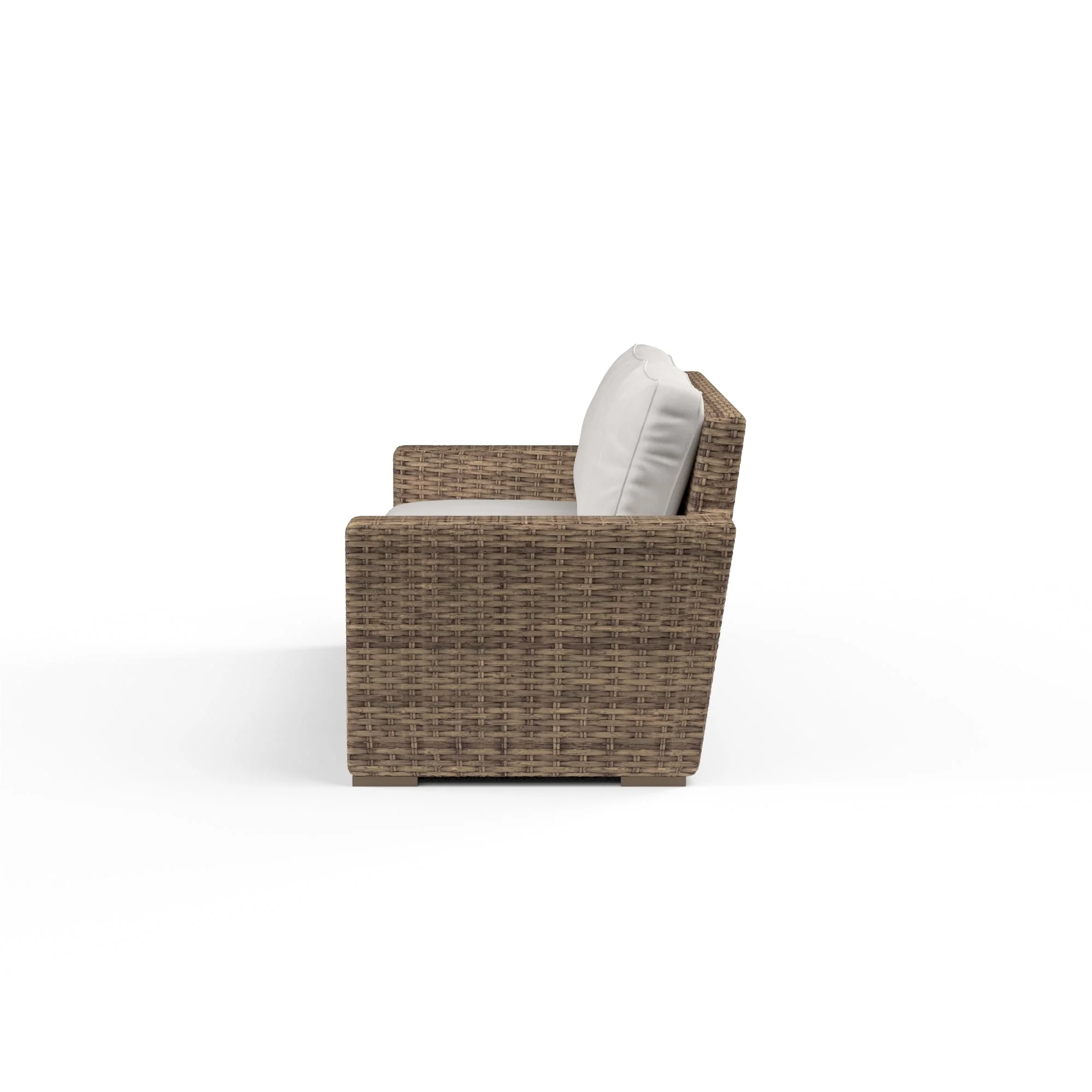 Havana Loveseat in Canvas Flax w/ Self Welt - Image 3
