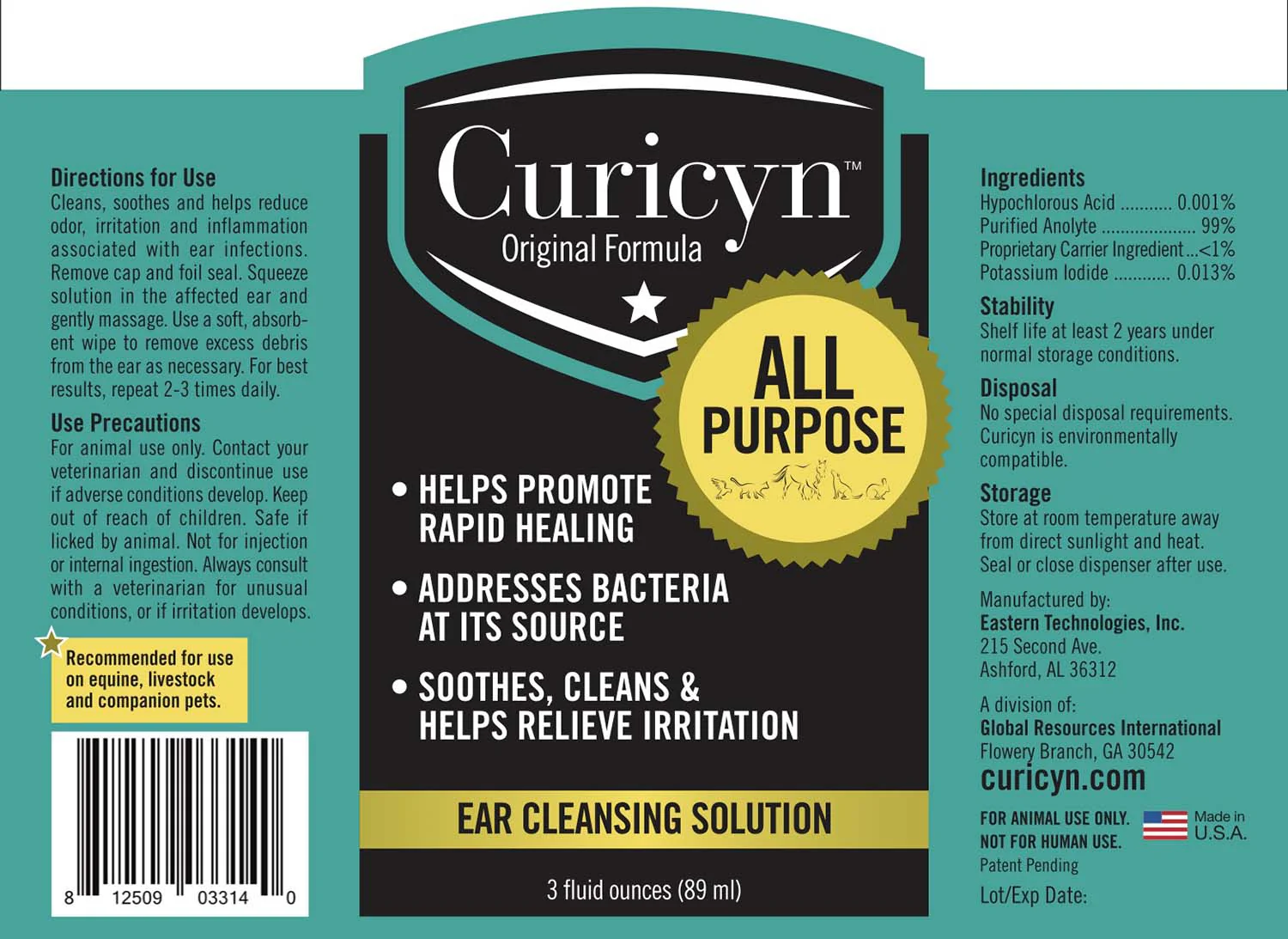 Curicyn Ear Cleansing Solution - Image 2