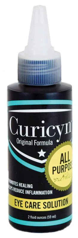 Curicyn Eye Care Solution for Pets – Non-Stinging, Antibiotic-Free Eye Relief - Image 1