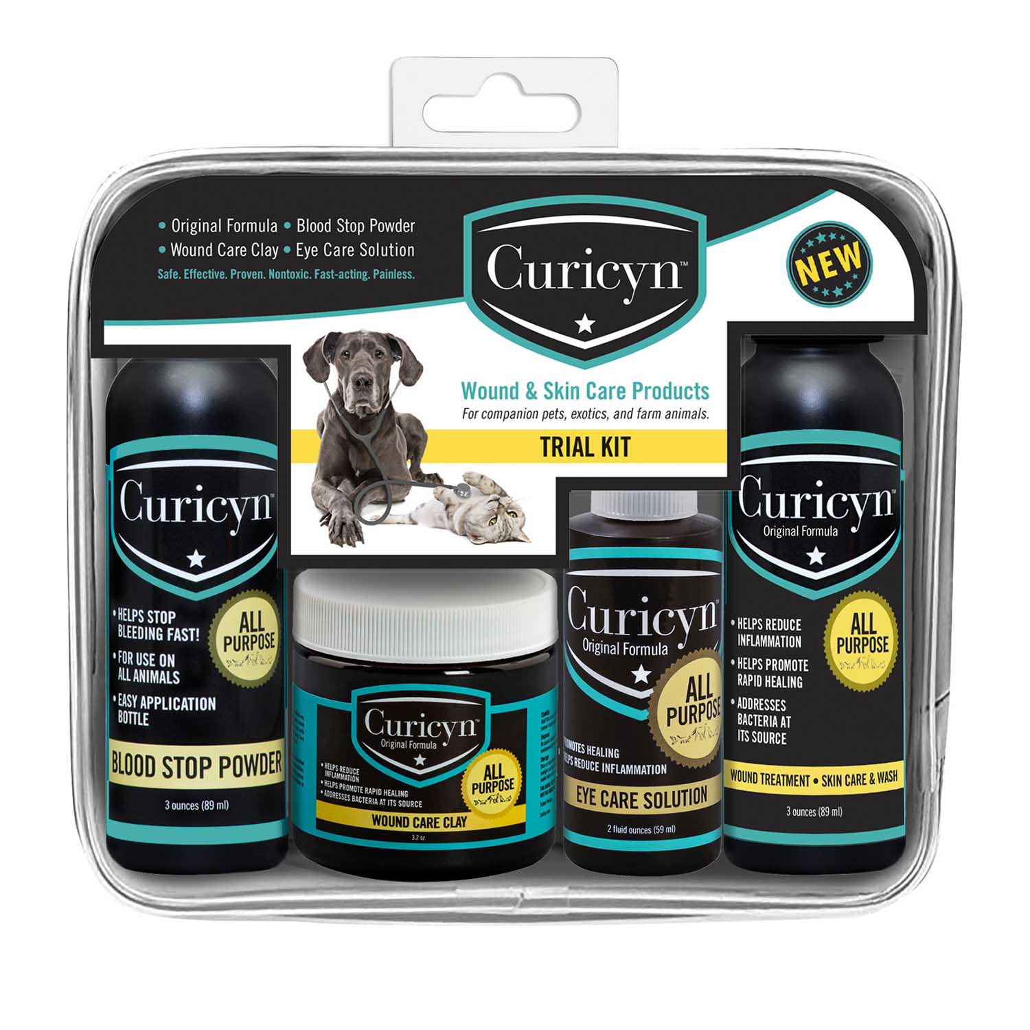 Curicyn Wound and Skin Care Kit, 4 pc - Image 1