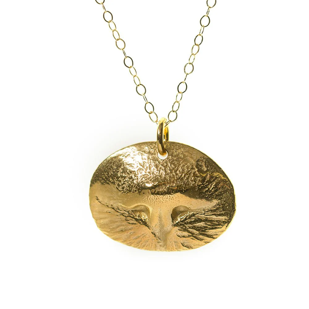 Custom Gold Pet Nose Pendant Kit, 18″ Necklace