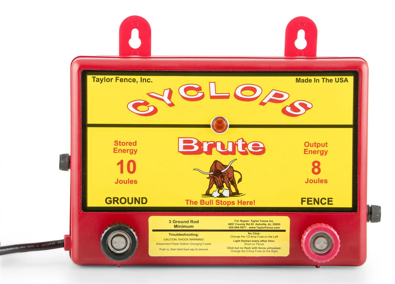 Cyclops Brute 8 Joule AC Fence Charger - Image 1