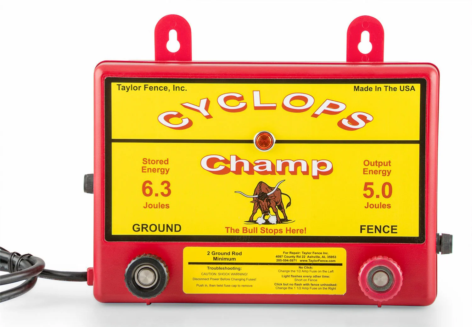 Cyclops Champ 5 Joule AC Fence Charger - Image 1